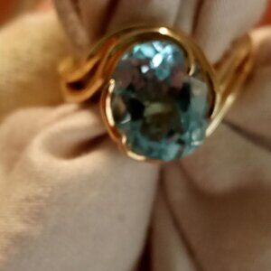 Blue Topaz Ring
